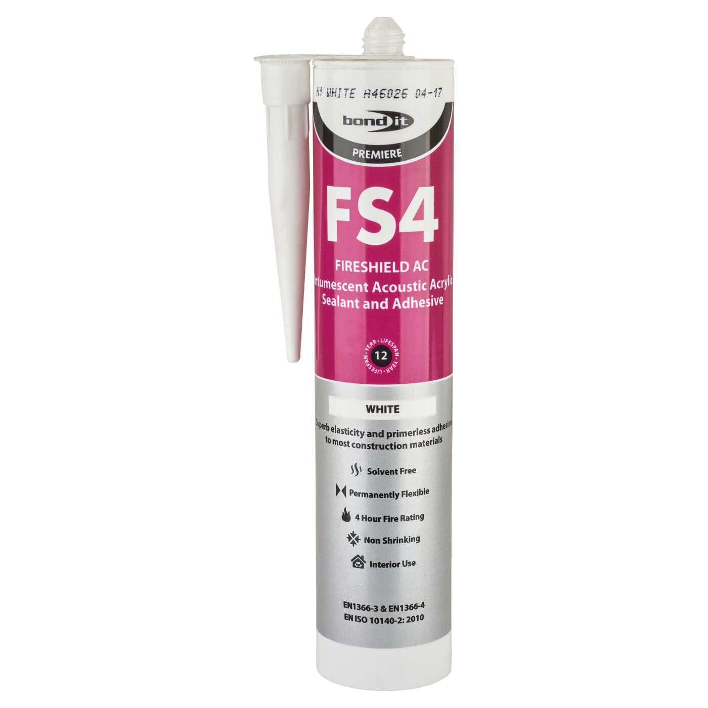 Bond It Fireshield Fire Resistant Sealant - 310ml - White - view 2