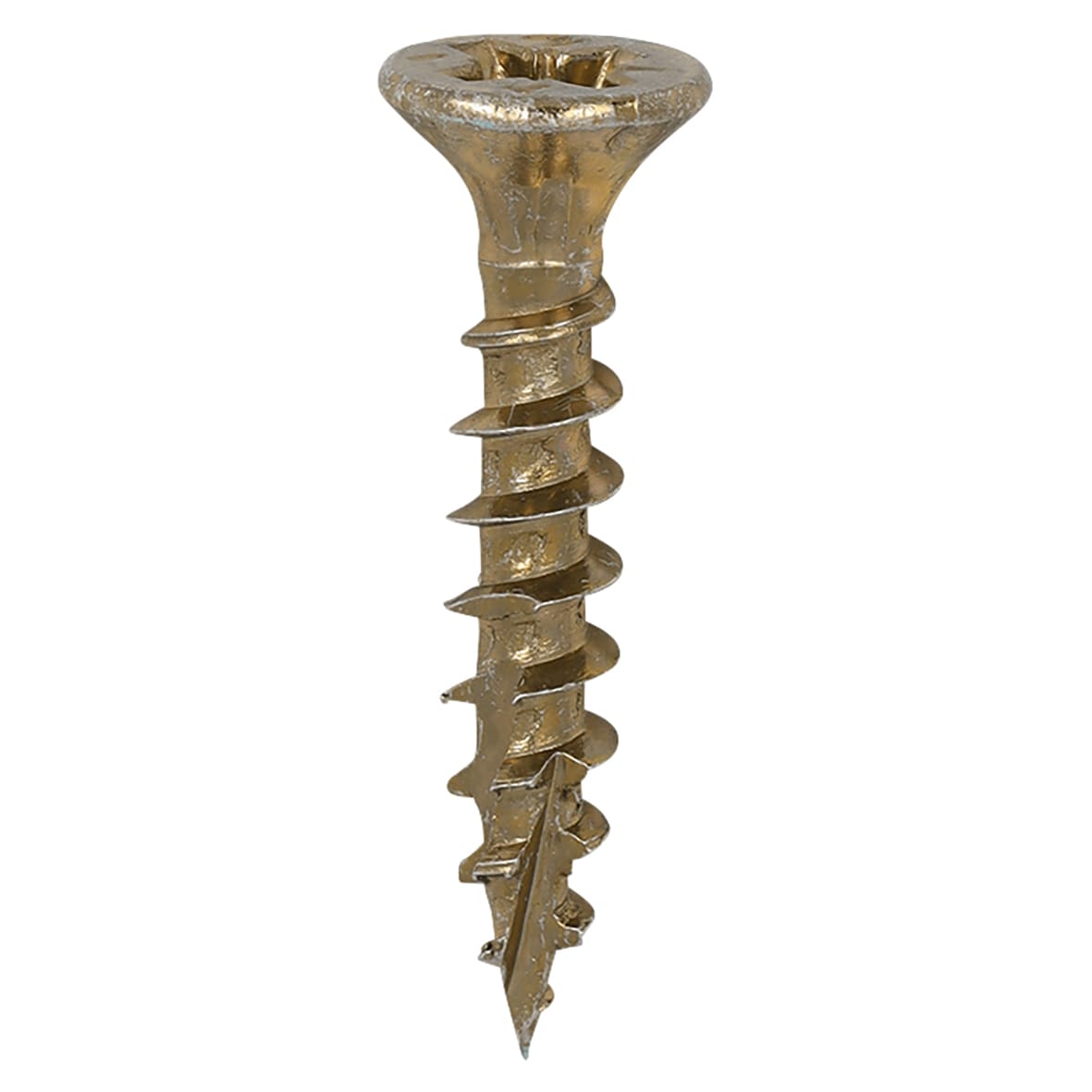 C2 Strong-Fix Pozi Double Countersunk Wood Screws - 3.5 x 20mm - Yellow Zinc - Pack of 200 - view 2