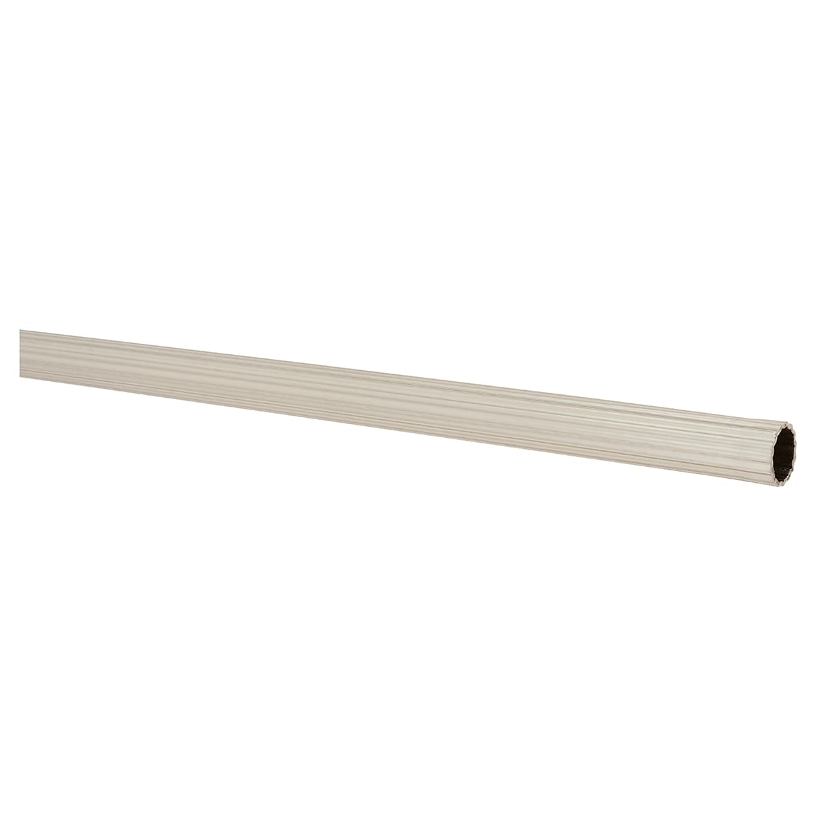 Lines Stair Rod with Fluted Finials - 900mm Length - Polished Nickel - view 3