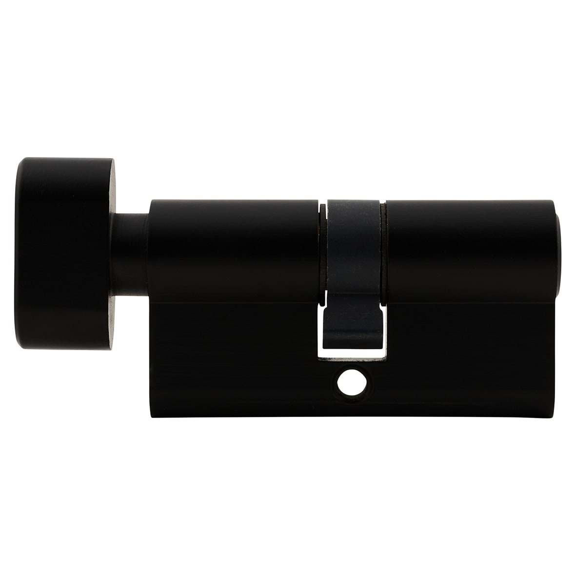 5 Pin 60mm Euro Thumbturn Cylinder - 30mm Turn + 30mm - Matt Black - Keyed to Differ - view 3