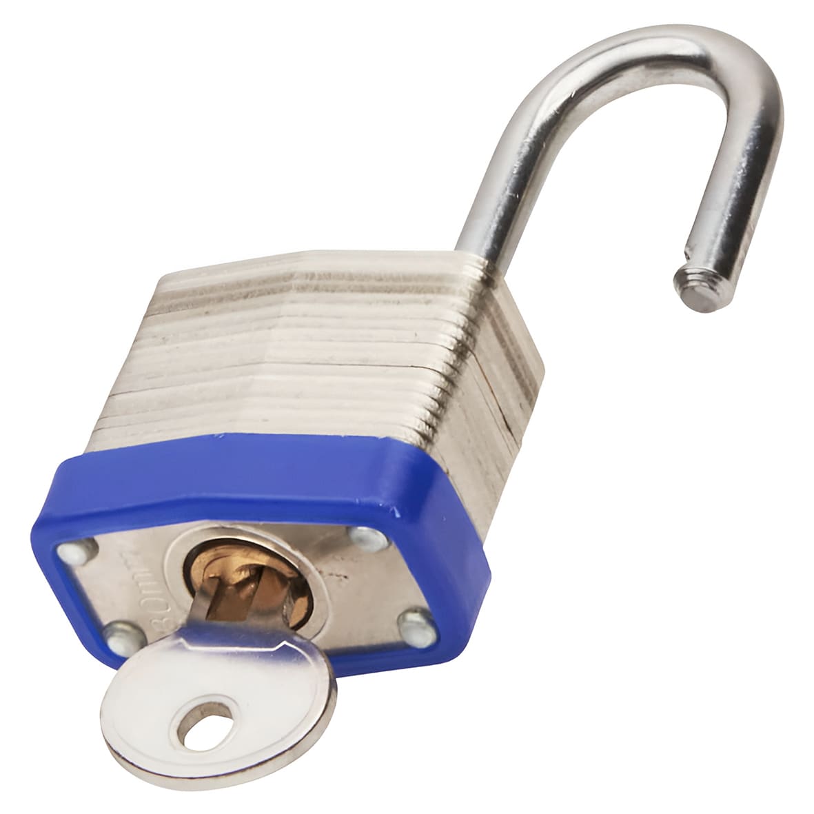 Watchman by Squire Laminated Padlock - 30mm Body - 18 x 14mm Shackle - Keyed to Differ - Silver - view 3