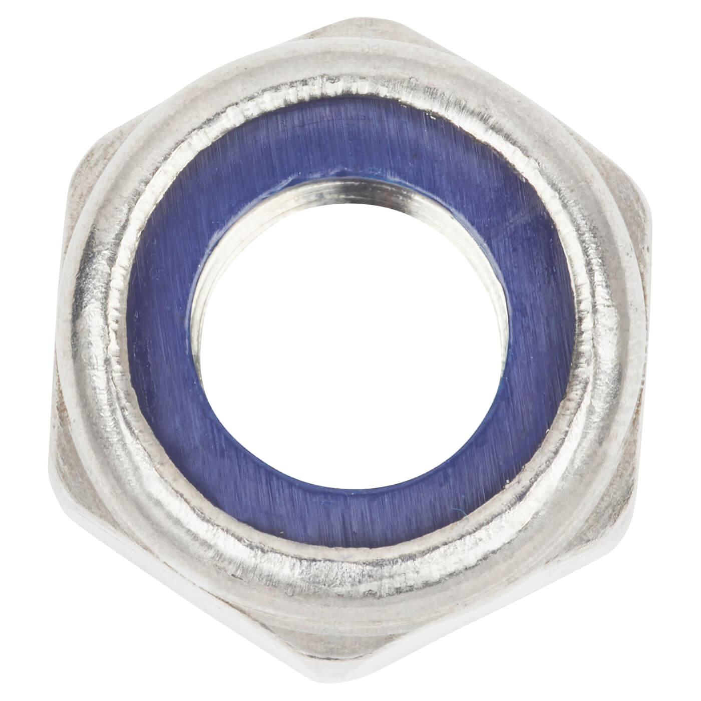 Nylon Insert Hex Nut - Type T - M8 - A2 Stainless Steel - Pack of 10 - view 4