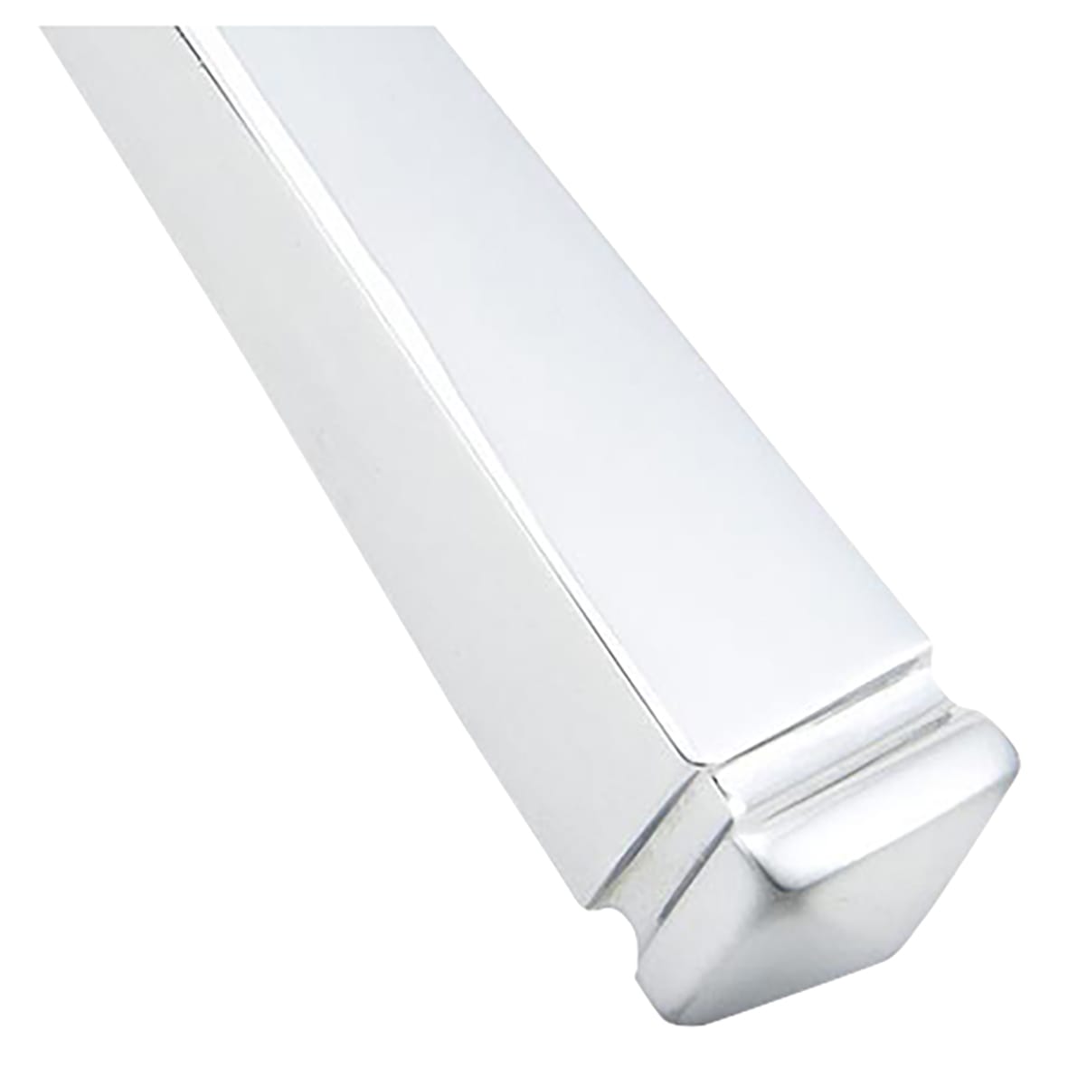 Polished Chrome Latch Door Handles - Avon Range - 152 x 48mm - view 3