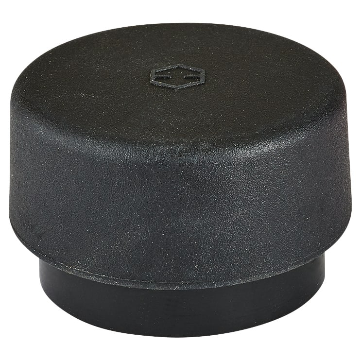Nylon Floor/Wall Mounted Door Stop - 32 x 20mm - Ebony Black - view 2