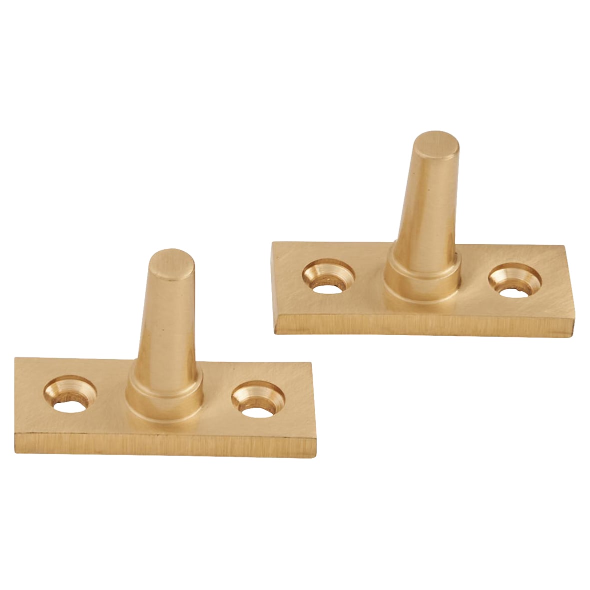 Victorian Casement Window Stay - 12"/300mm Length - Satin Brass - view 3