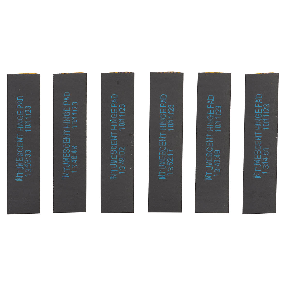 Flexifire Intumescent Hinge Pads For & - Square - 75 x 18 x 0.8mm - Pack of 6 - view 3