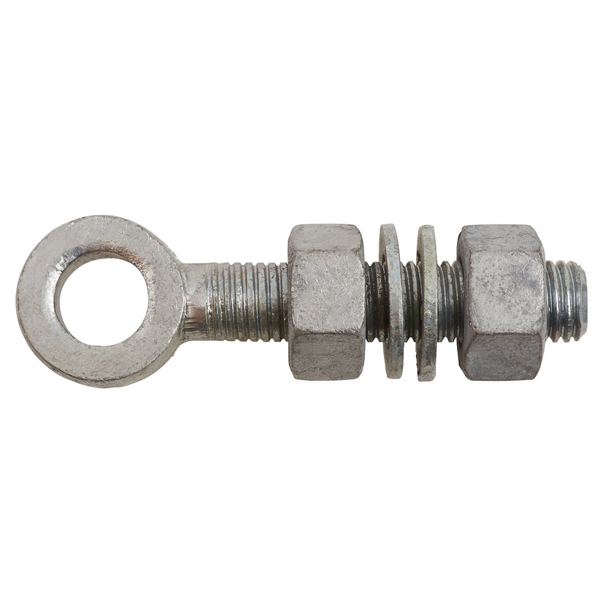Adjustable Gate Eye - 100mm for 16mm Pin - Galvanised - Pair - view 2
