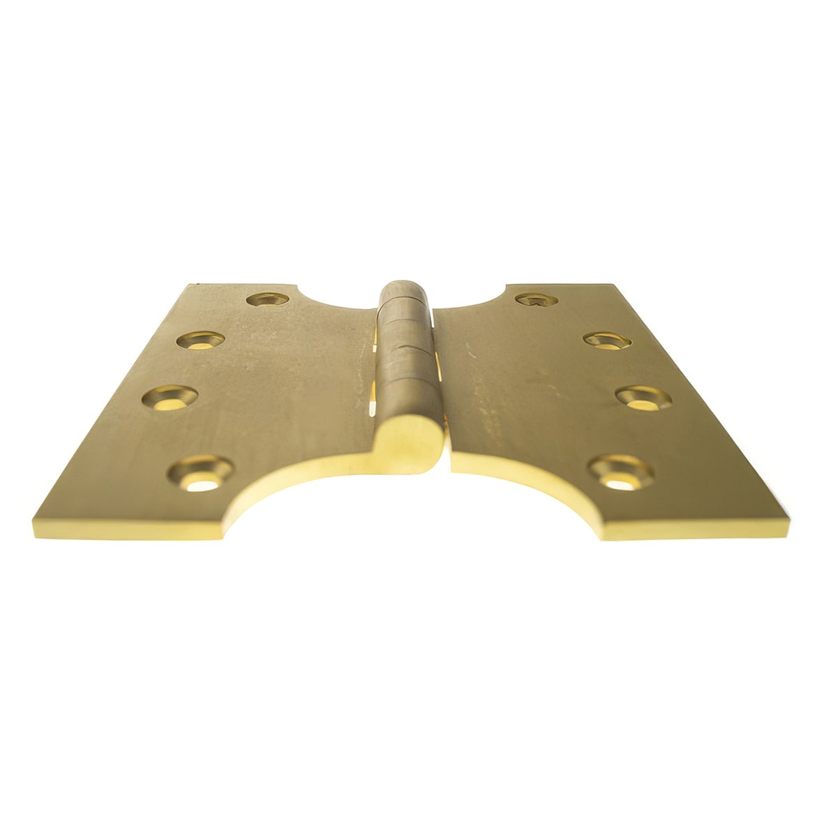 Heavy Duty Parliament Hinge - 100 x 64 x 101mm - Satin Brass - view 2