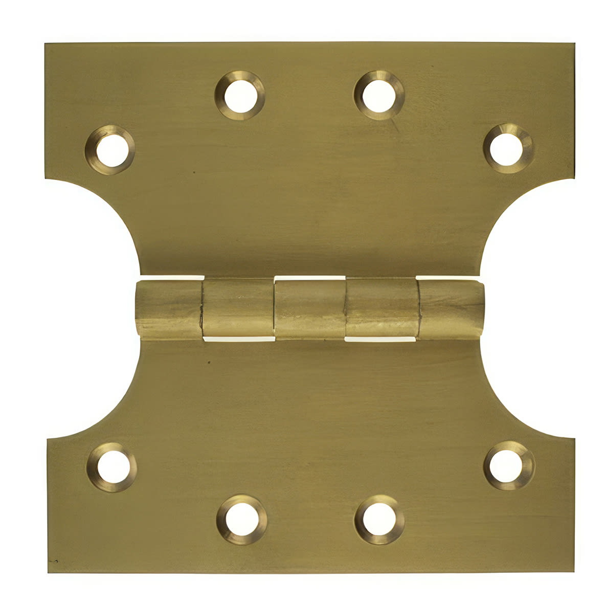 Heavy Duty Parliament Hinge - 100 x 64 x 101mm - Satin Brass - view 3