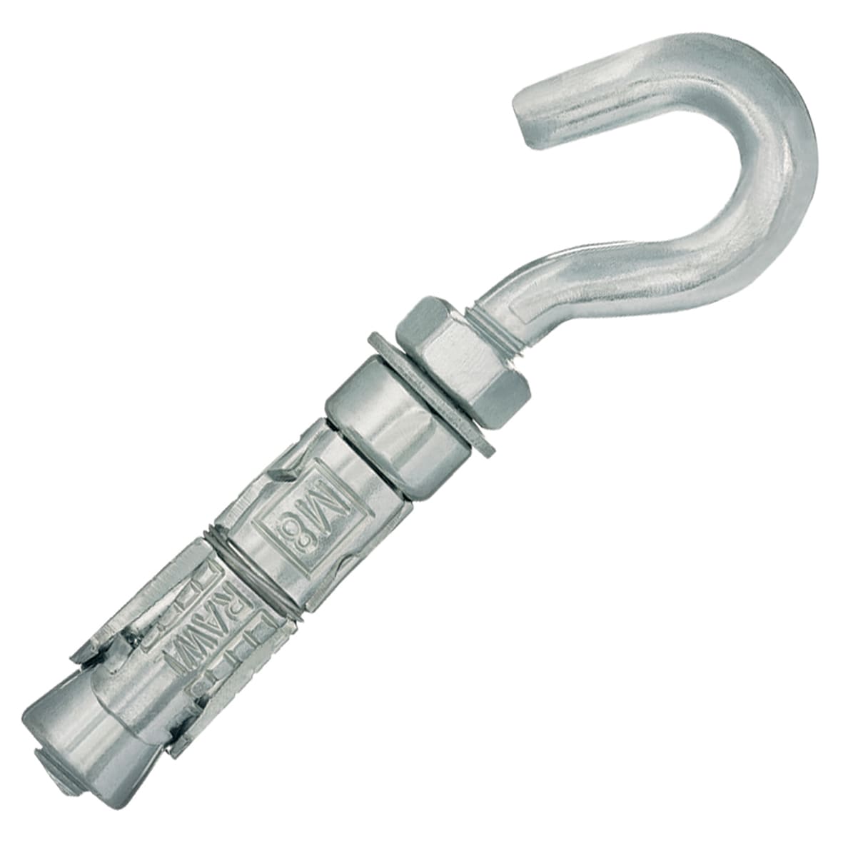 Rawlbolt Shield Anchor Hook Bolt - M8 x 98mm - M8H - Pack of 25 - view 2