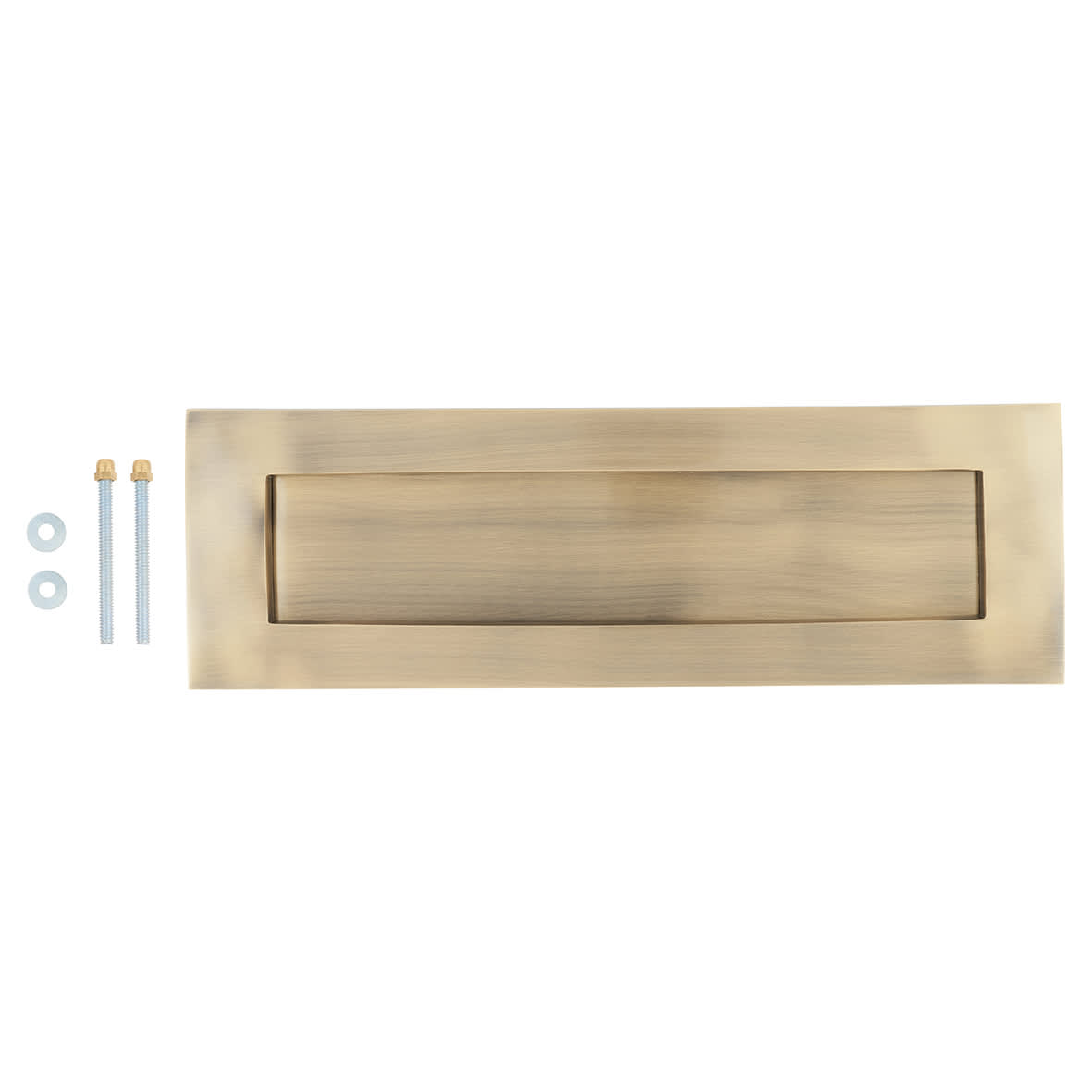 Letter Plate - 359 x 113mm - Antique Brass - view 3