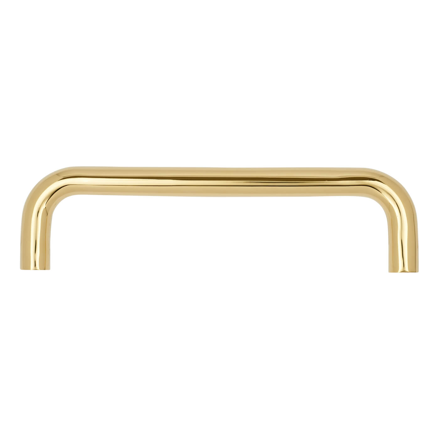 PVD Brass 19mm D-Bar Door Pull Handle - Bolt Fix - 229mm Centres - view 3