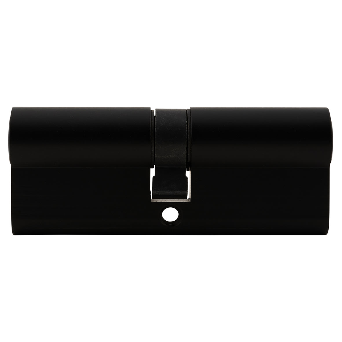 5 Pin 80mm Euro Double Cylinder - 40 + 40mm - Matt Black - Keyed to Differ - view 2