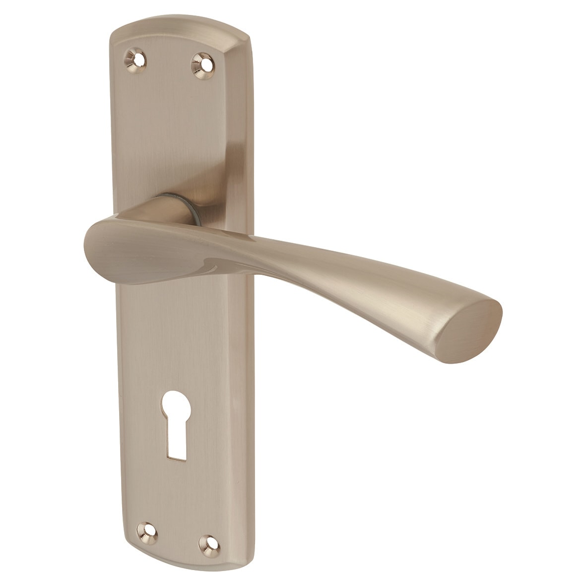 Satin Nickel 3 Lever Sashlock Door Handles Pack - Monza Range - view 2