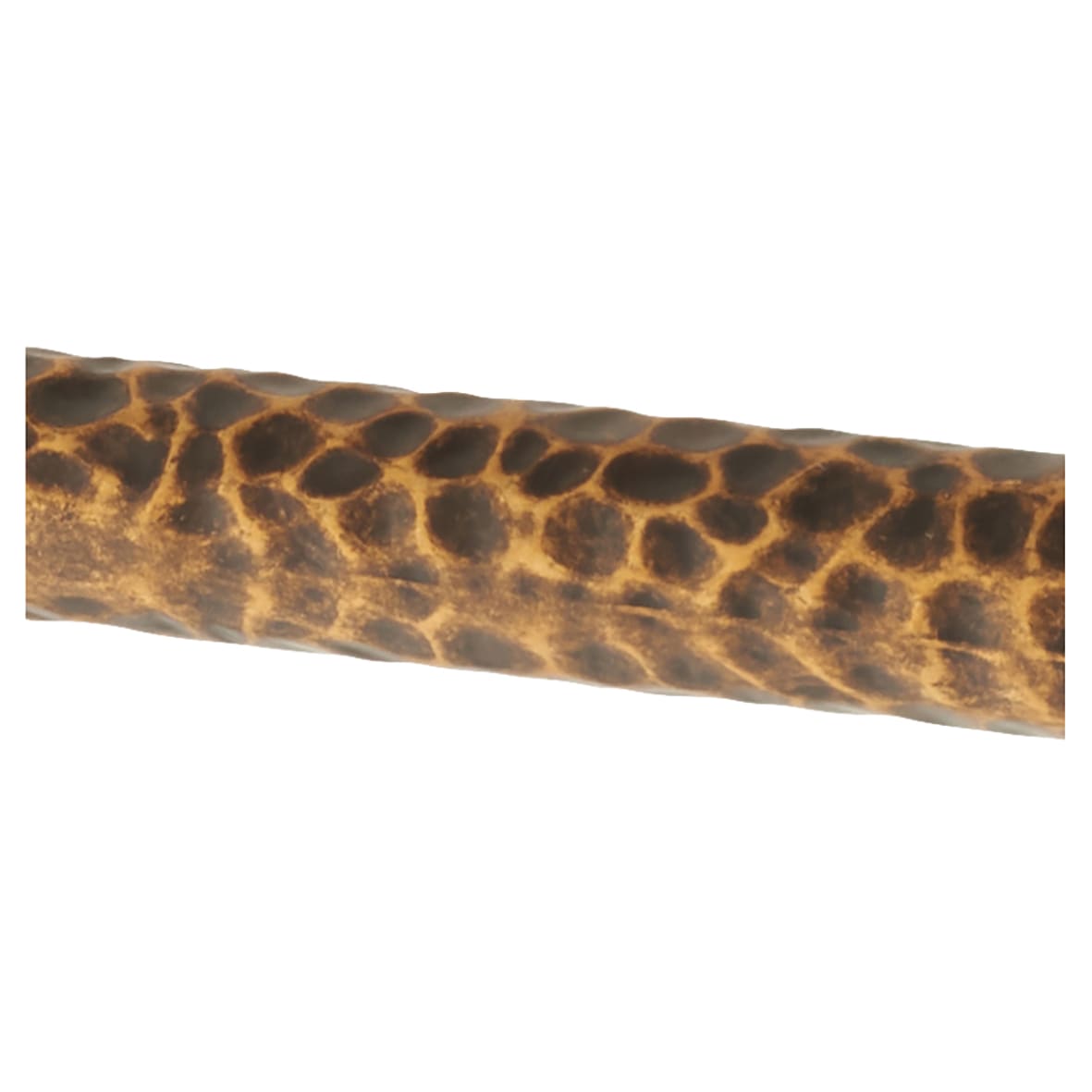 Kendal 10.5mm Hammered T-Bar Cabinet Pull Handle - 96mm Centres - Antique Brass - view 2
