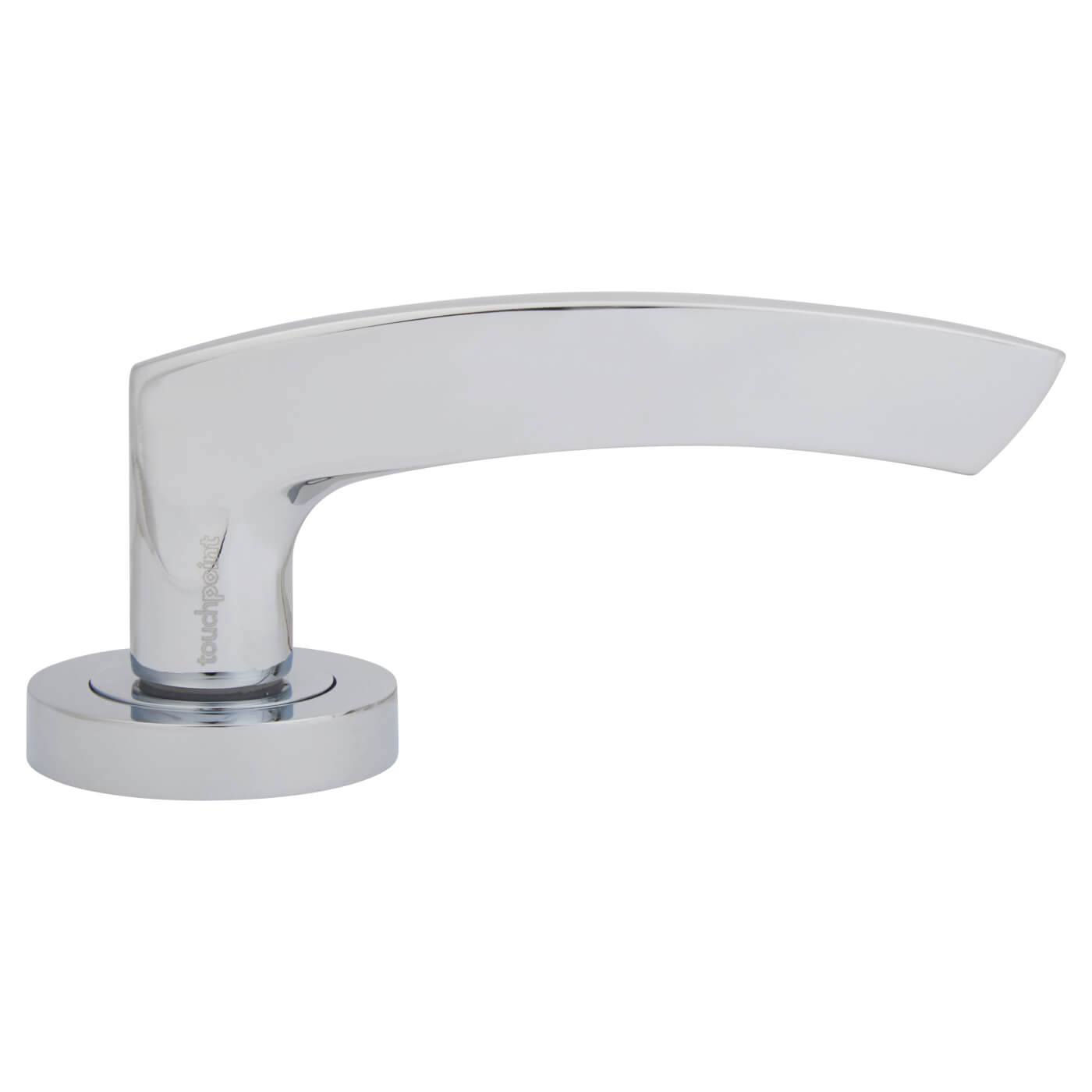 Polished Chrome Door Handles on Round Rose - Aston Range - view 3