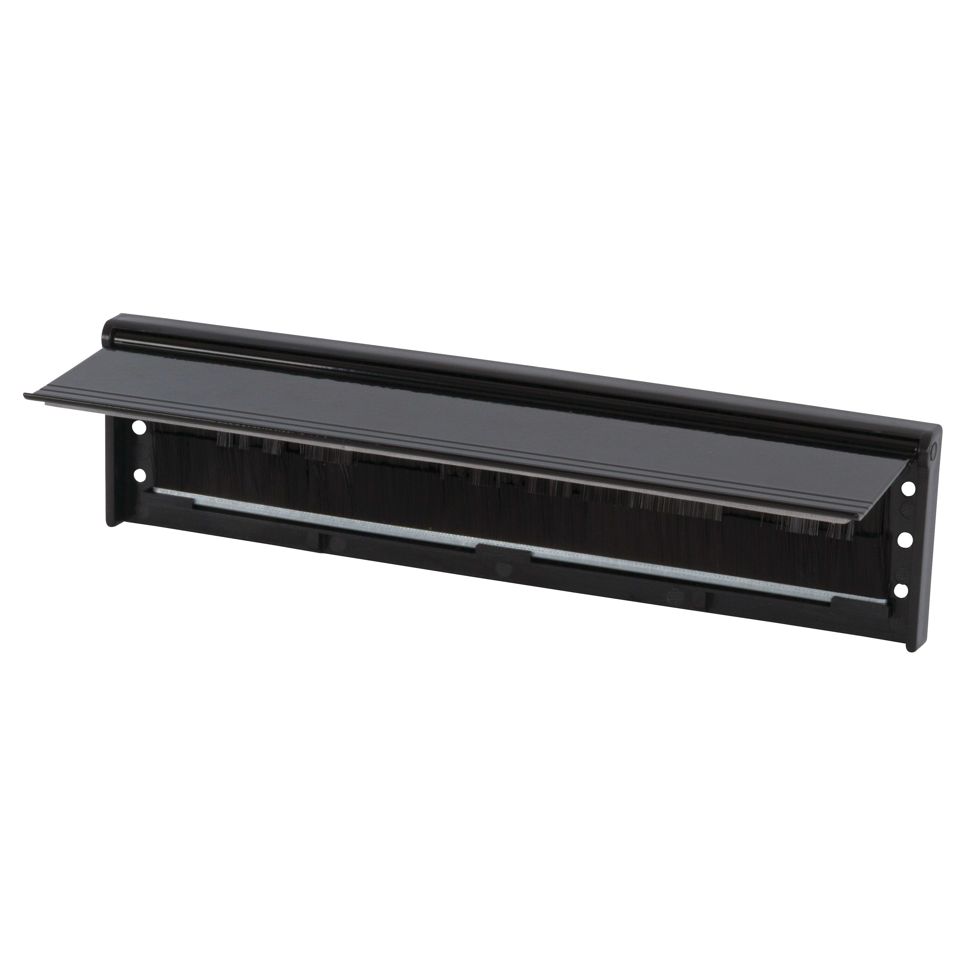 Internal Letter Box Draught Seal With Flap - 292 x 75mm - Black - view 2
