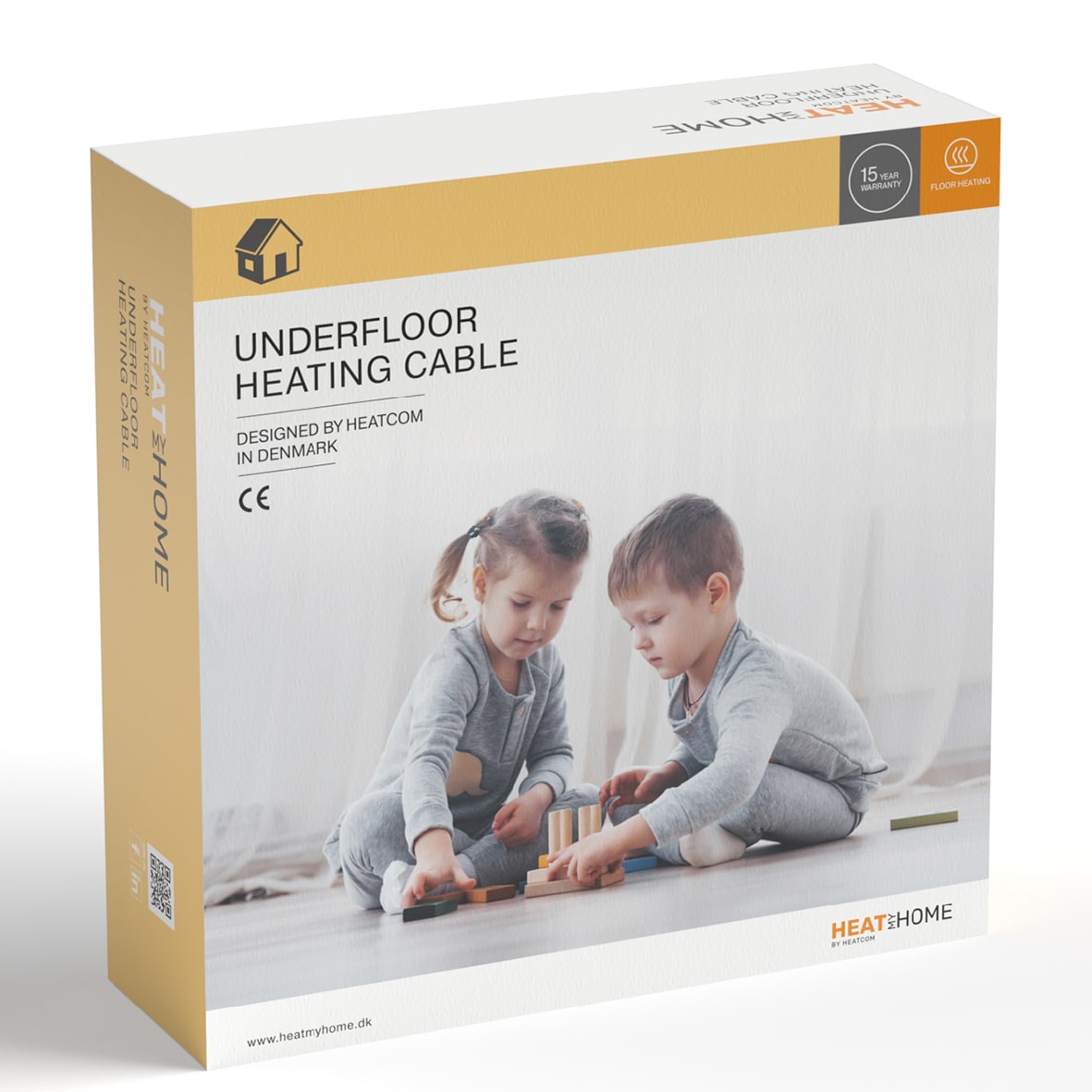 HMHCAB3.5-130W Underfloor Heating 3mm Cable - 8.4m Length - 0.7m² to 0.9m² - view 3