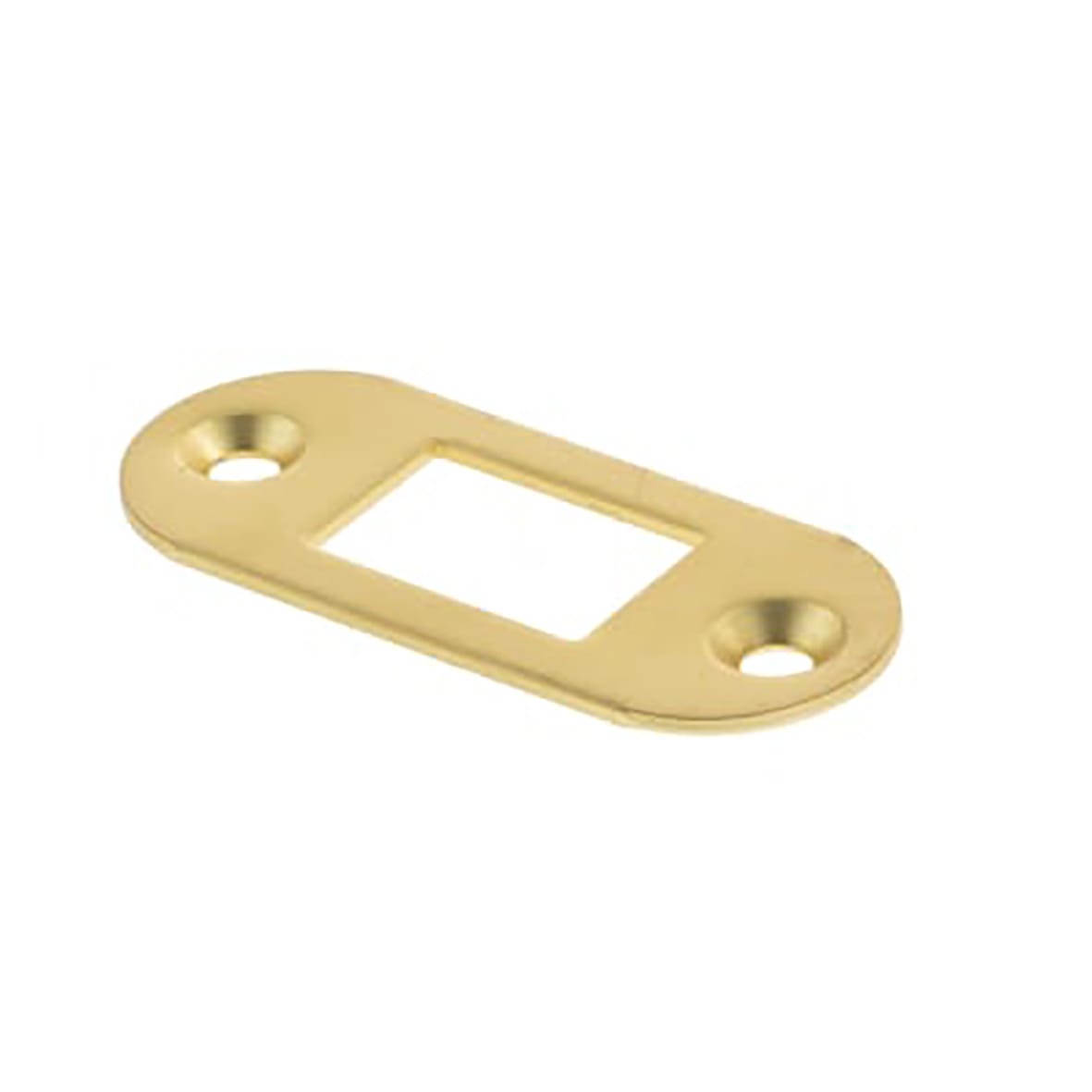 Fire-Rated Bolt Through Tubular Bathroom Deadbolt - 78mm Case - 57mm Backset - Radius - Sat Brass - view 3