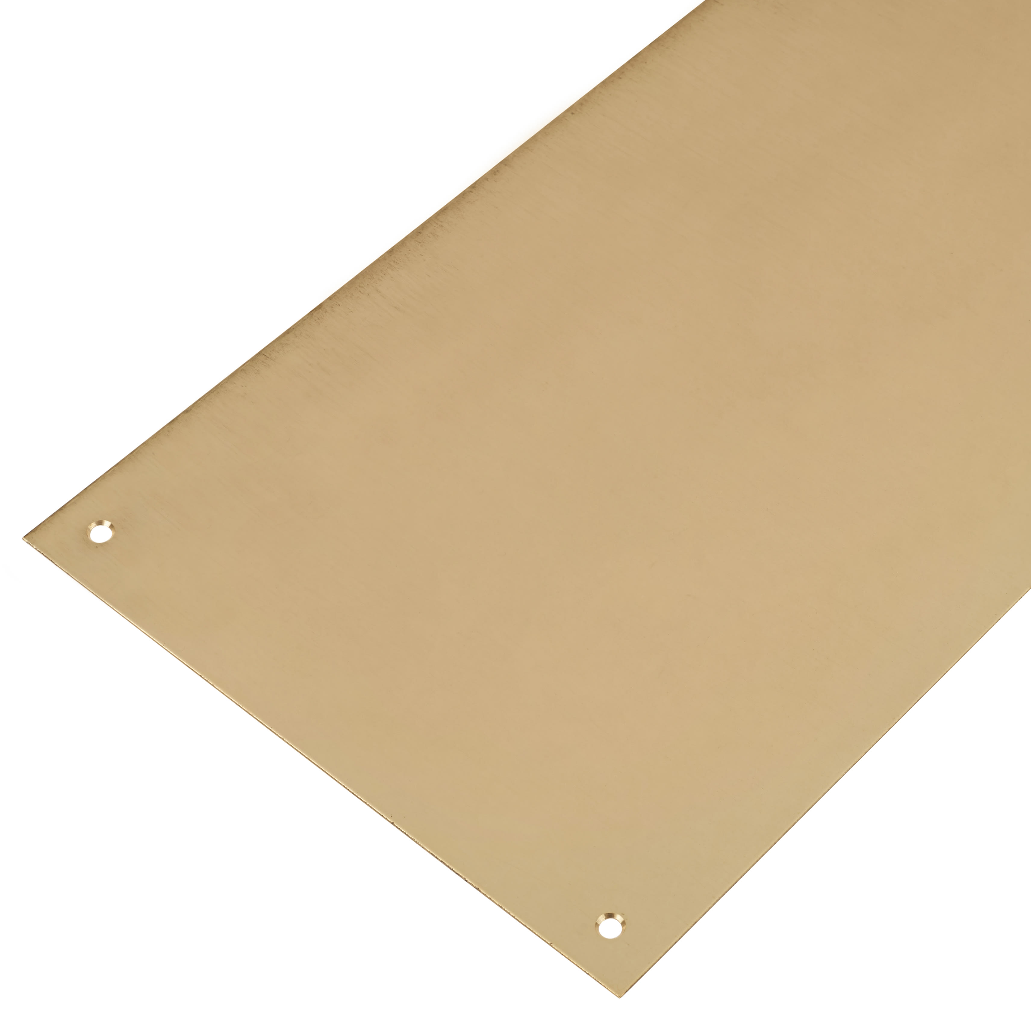 Solid Brass Kick Plate / Finger Plate - Made to Measure - 1.5mm - Polished - view 5