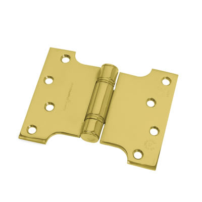 Max Parliament Hinge - 102 x 75 x 127 x 3.5mm - PVD Brass - Pair - view 2