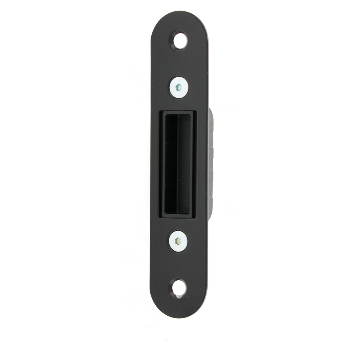 Revolution Bolt Through Magnetic Bathroom Lock - 132mm Case - 60mm Backset - Matt Black - view 2