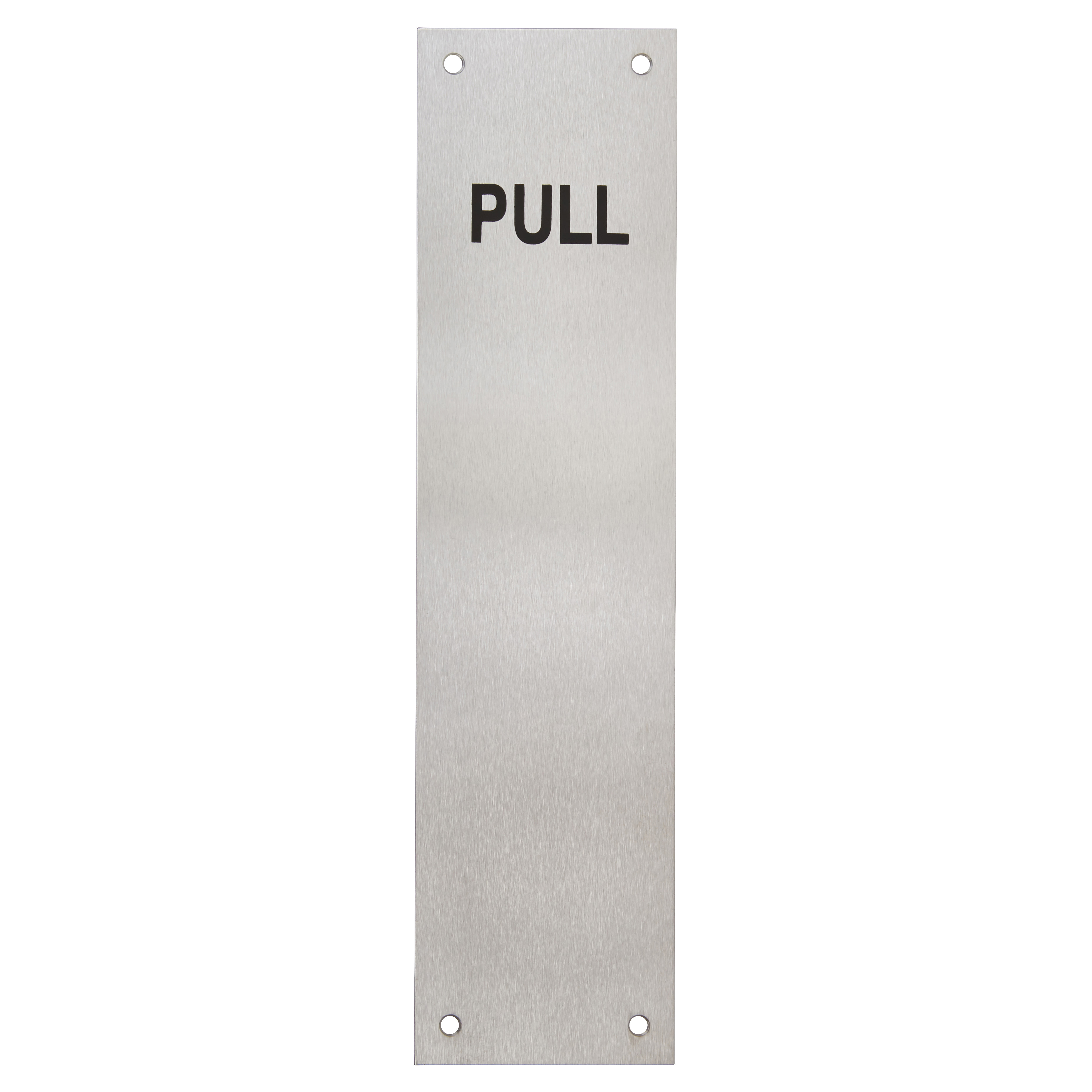 Stainless Steel Finger Plate - Pull - 300 x 75 x 1.2mm - Satin - view 2