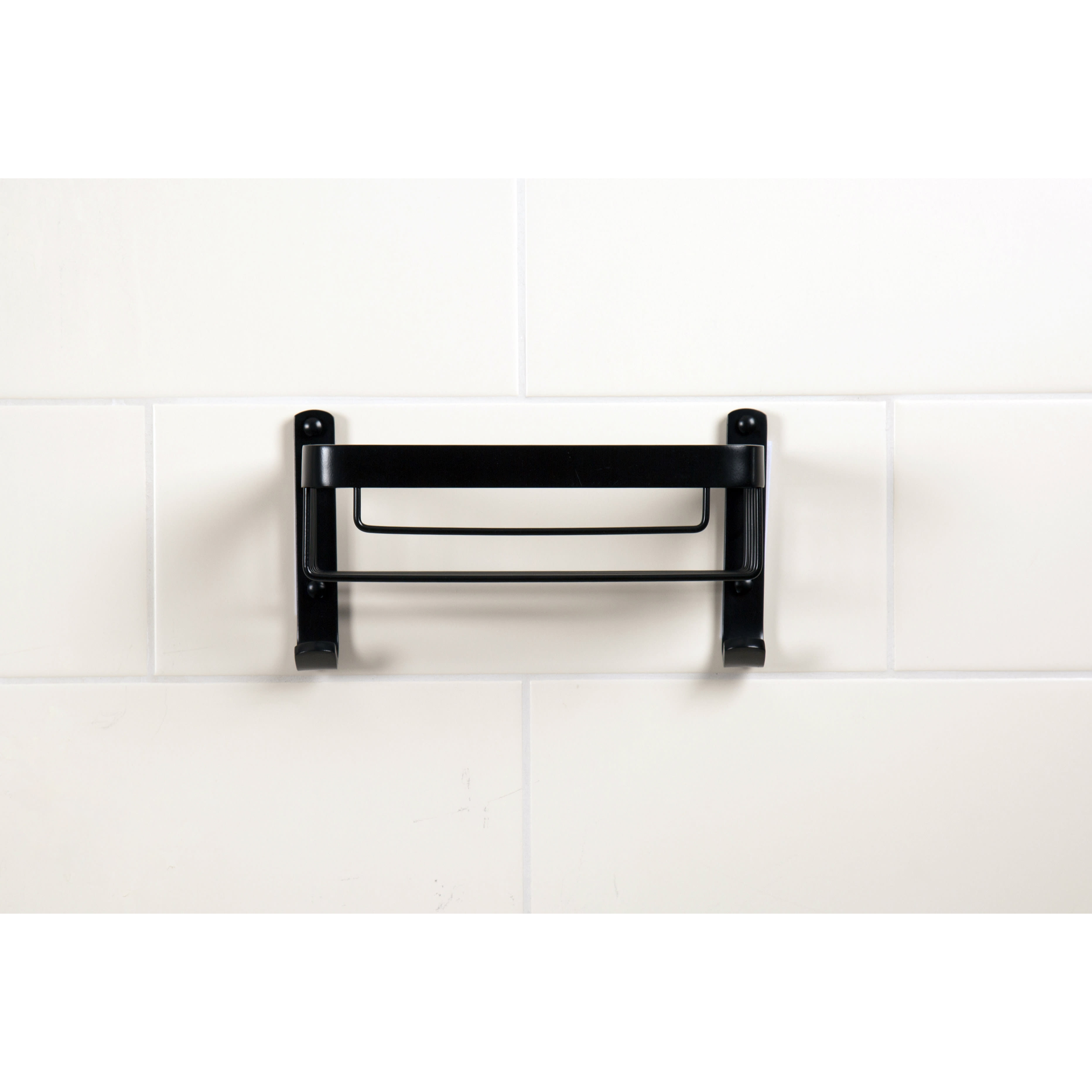Wirework Large Shower Soap Dish Basket - 256 x 140 x 127mm - Matt Black - view 4