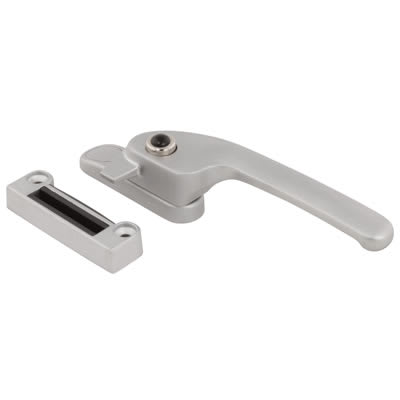 Guru Breakseal Casement Window Fastener - Right Hand - Satin Chrome - view 2