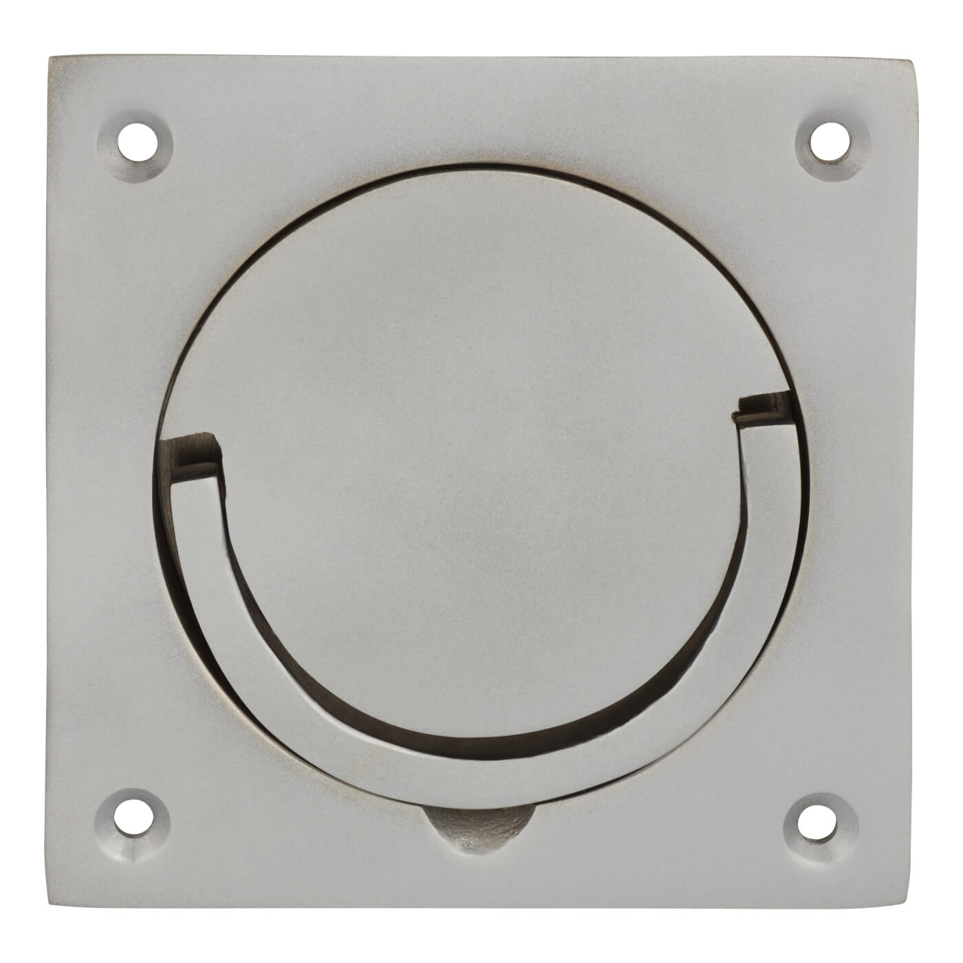 Squash Court Flush Handle - 87 x 87 x 19mm - Satin Chrome - view 3