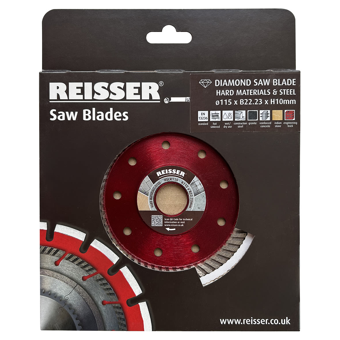 Diamond Blade - 115 x 22.23mm - Hard Materials & Steel - view 2