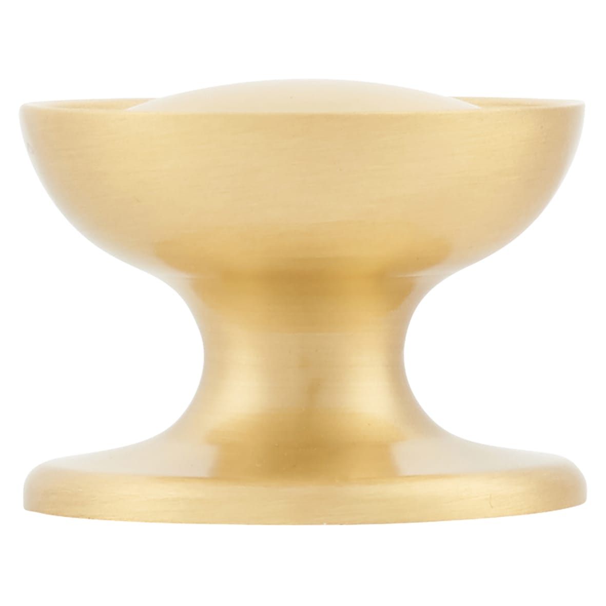 Marcus Surrey Round Cabinet Knob - 32mm Diameter - Satin Brass - view 2