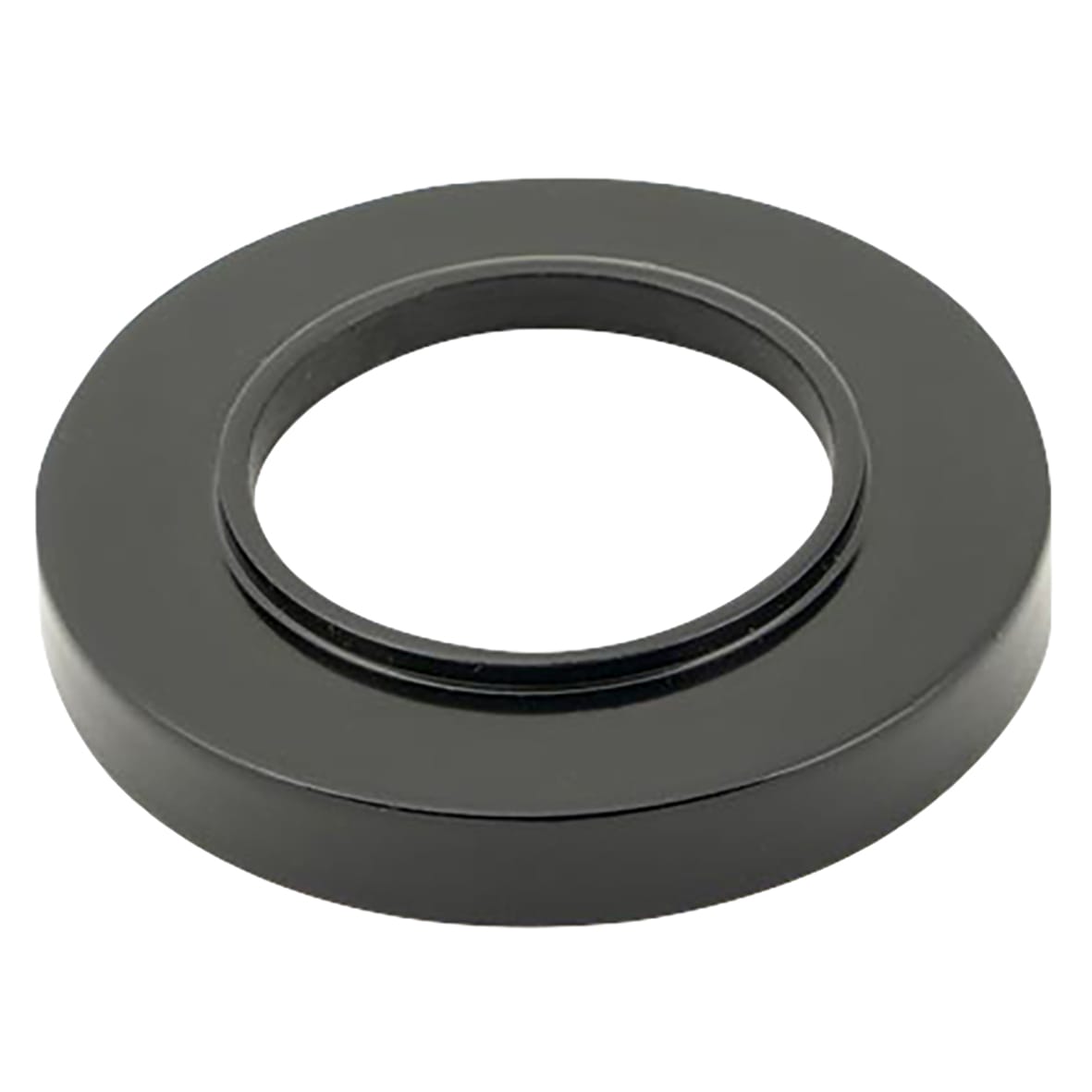 Black Door Handles on Round Rose - Avon Range - view 3