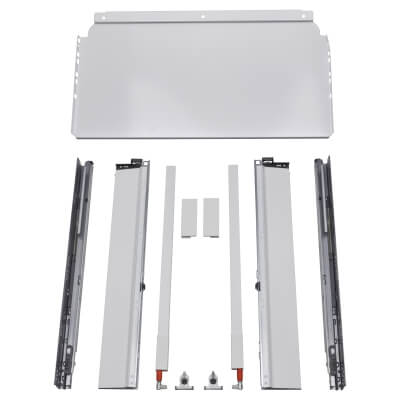 TANDEMBOX ANTARO BLUMOTION Soft Close Pan Drawer - (H) 203mm x (D) 650mm x (W) 450mm - White - view 3