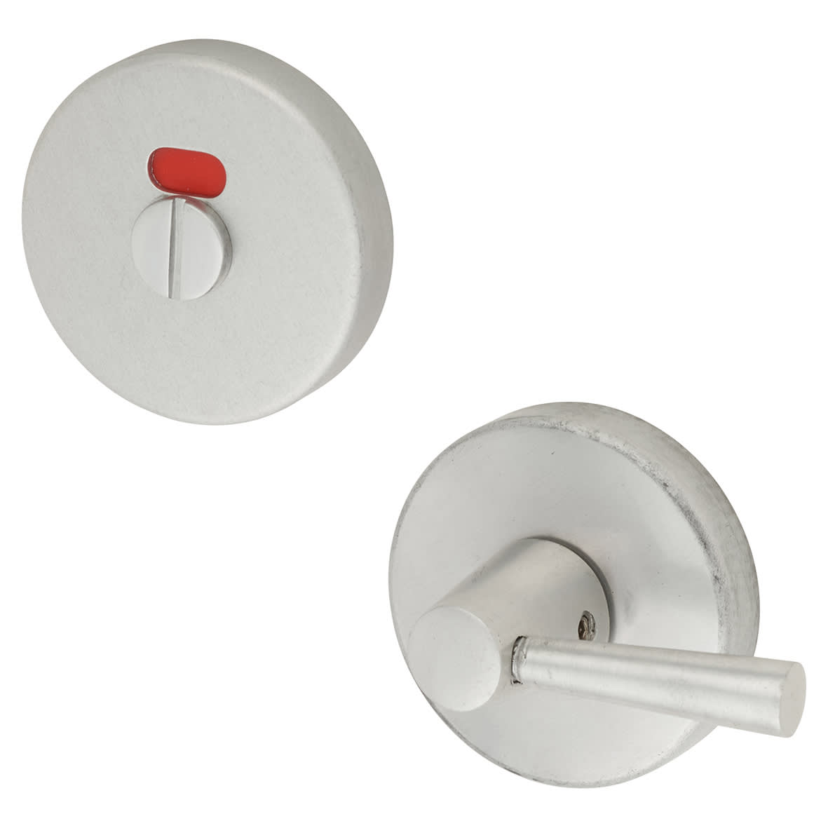 Puma Bathroom Turn & Release - 50mm Diameter - Extended Turn - Satin Aluminium - view 2