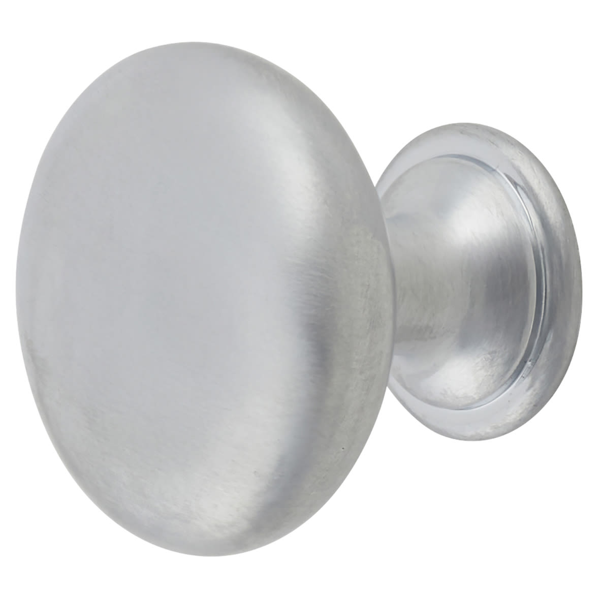 Domed Round Cabinet Knob - 25mm Diameter - Satin Chrome - view 5