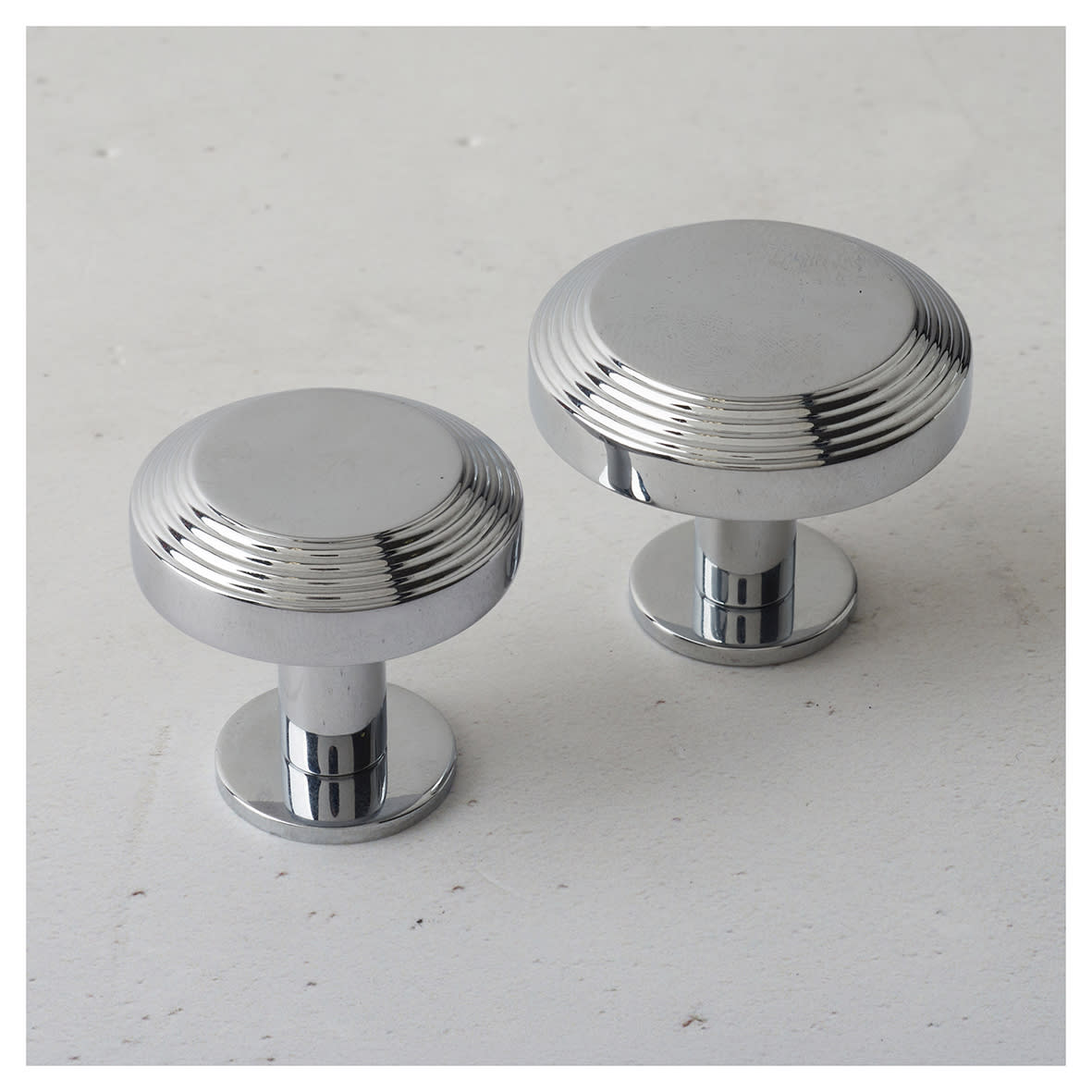 Marcus Ridge Round Cabinet Knob - 32mm Diameter - Polished Chrome - view 3