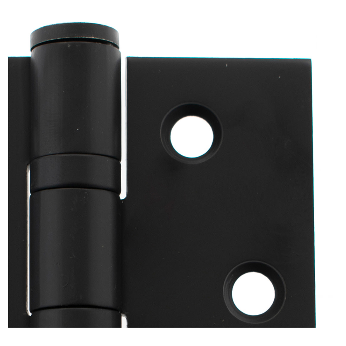 Twin Ball Bearing Grade 13 Butt Fire Door Hinge - 102 x 75 x 3mm - Matt Black - Pack of 3 - view 3