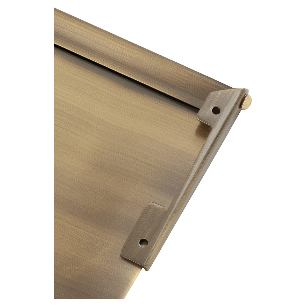 Letter Tidy - 355 x 125mm - Antique Brass - view 2