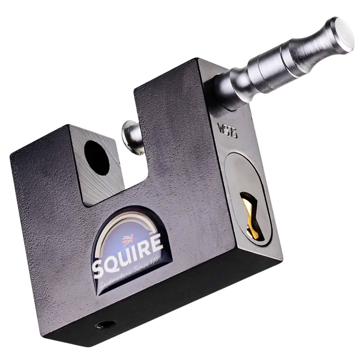 WS75S Container Padlock - 26 x 80mm Body - 14 x 27mm Shackle - Black - view 4