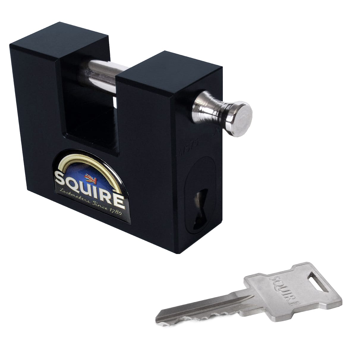 WS75S Container Padlock - 26 x 80mm Body - 14 x 27mm Shackle - Black - view 5