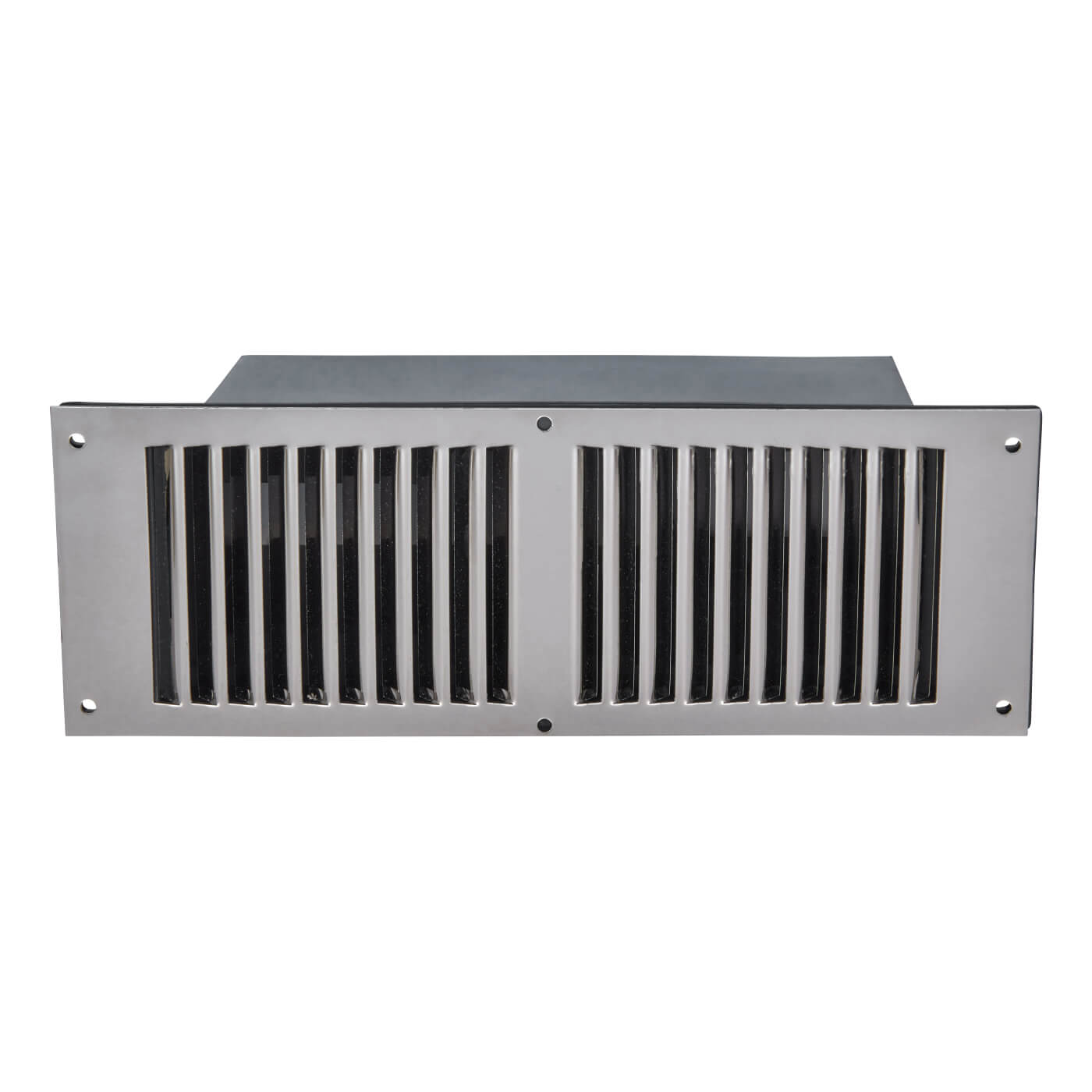 Floor Vent - 267 x 95 x 125mm - 11000mm² Free Air Flow - Polished Stainless Steel - view 3