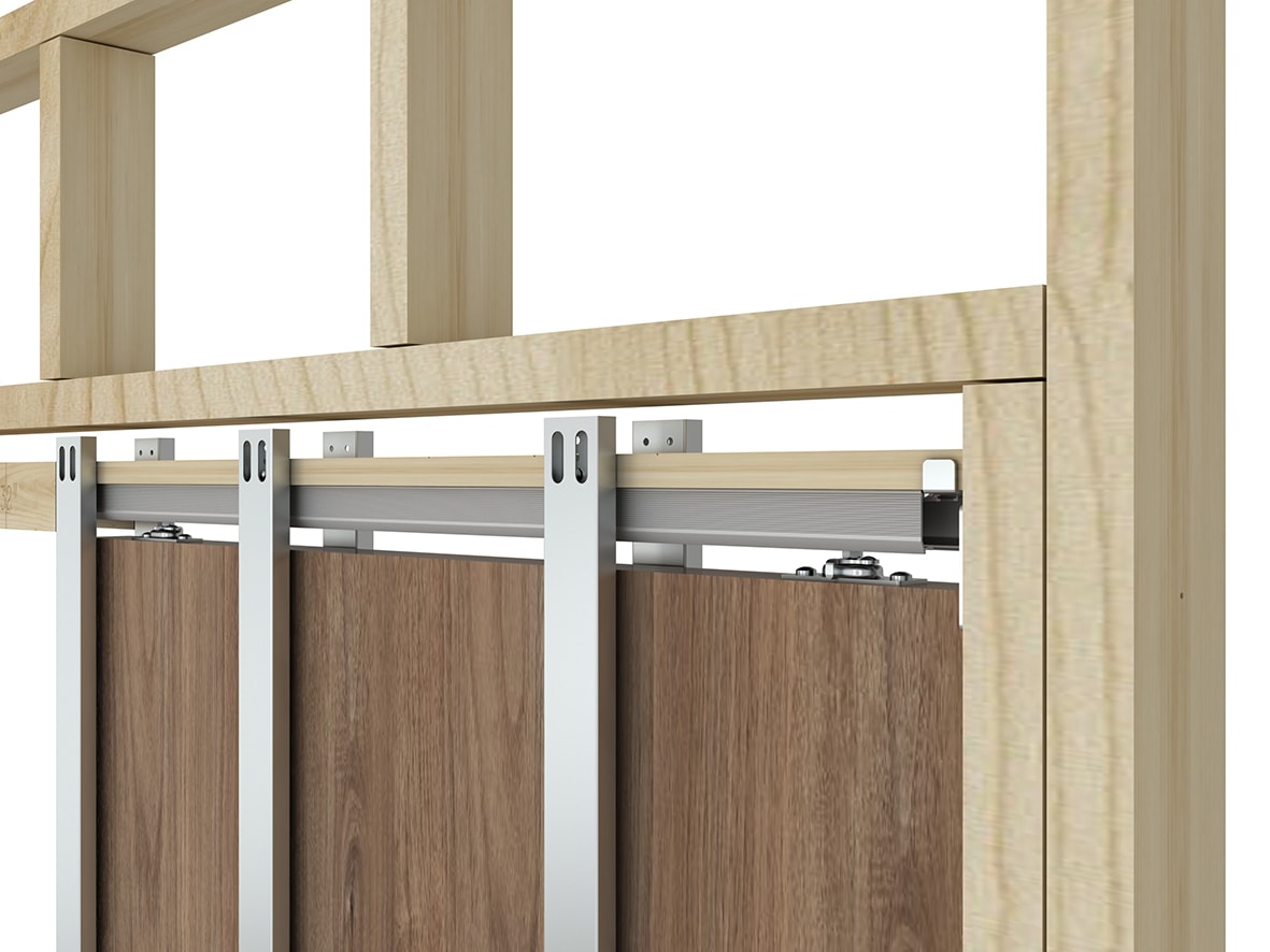 Easi Pocket Door Kit with Soft Close - 115mm Finished Wall Thickness - 914 x 2032mm Door Size - view 6