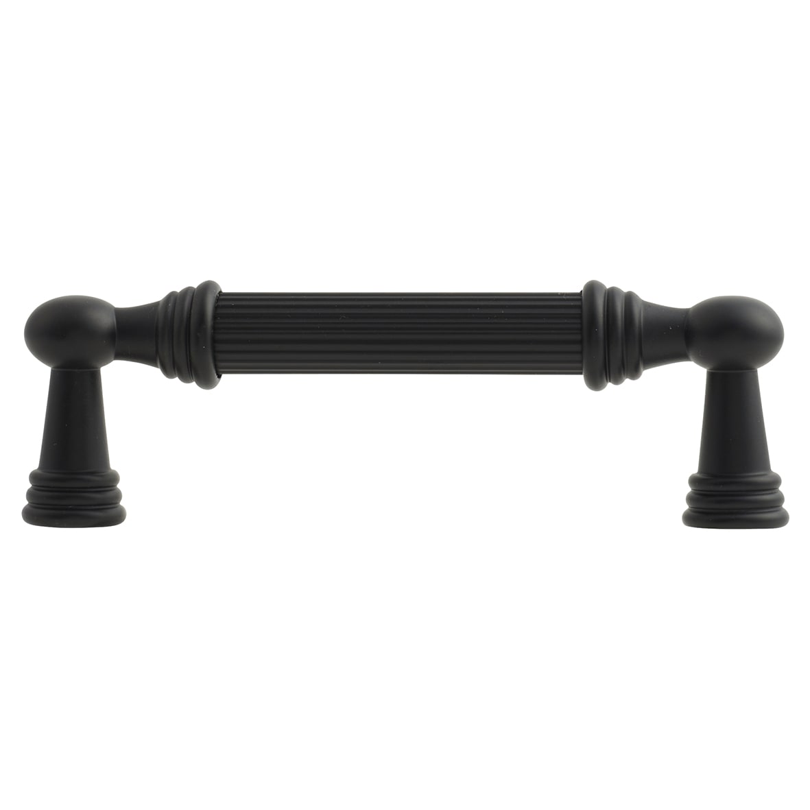 Whitby Lines 10mm T-Bar Cabinet Pull Handle - 96mm Centres - Matt Black - view 2