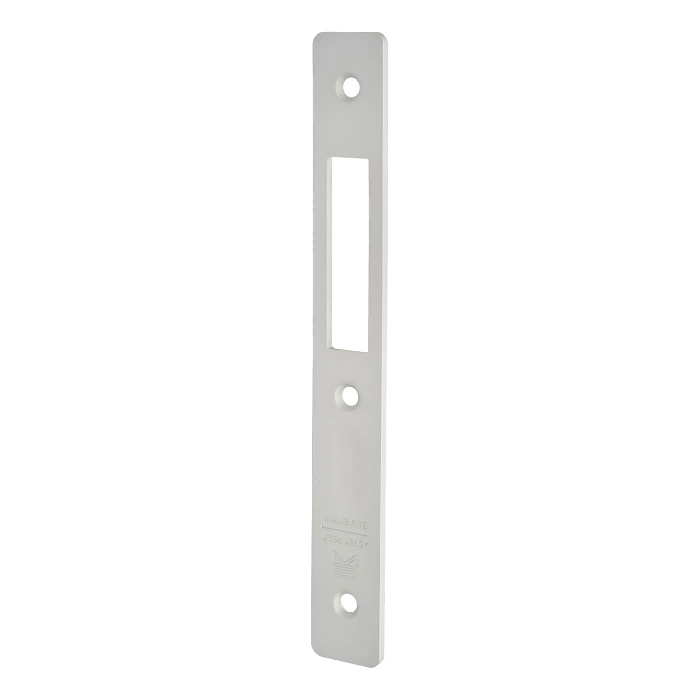Euro Profile Hook Deadbolt Faceplate - 197 x 25mm - Satin Anodised Aluminium - view 2