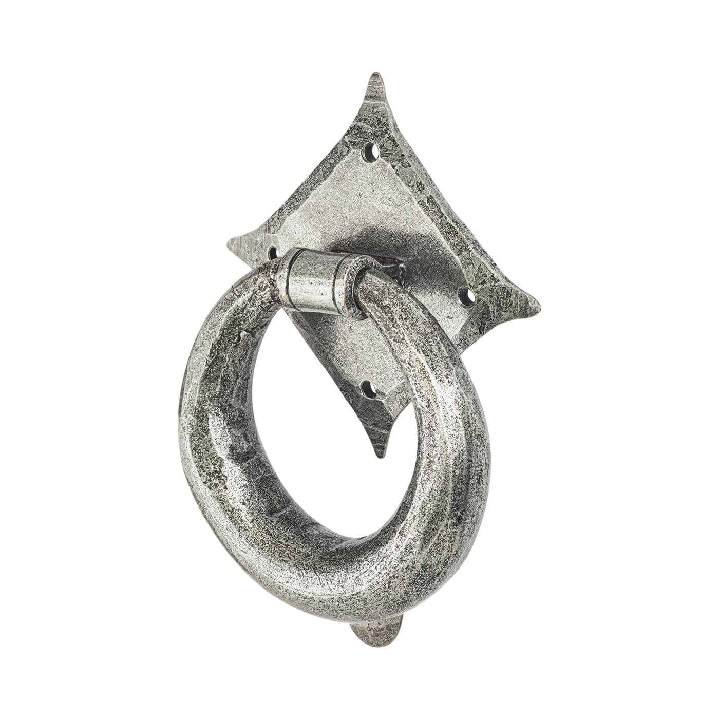 Ring Door Knocker - Pewter - 121 x 121mm - view 2