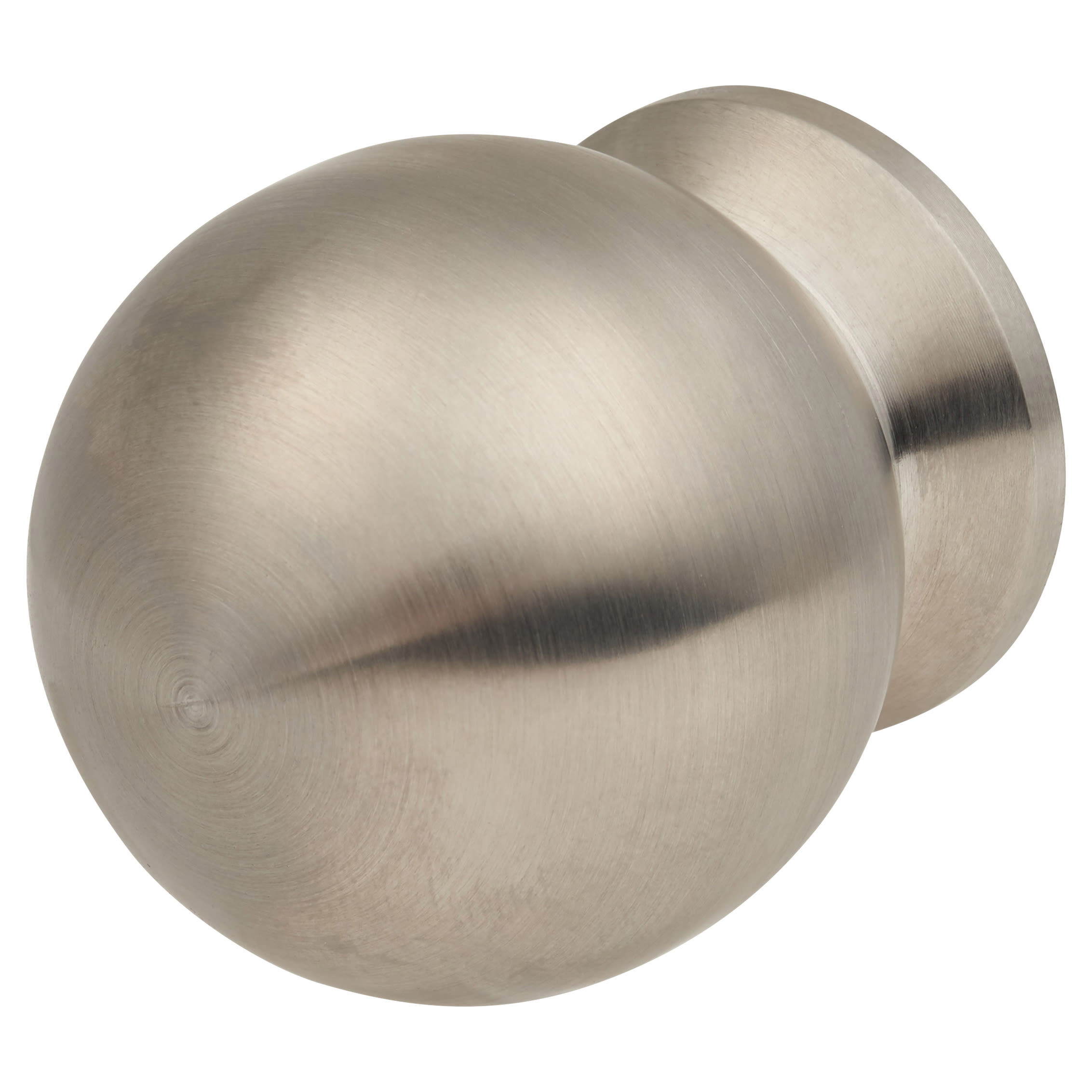 Turned Ball Cabinet Knob - 35mm Diameter - Satin Stainless Steel - view 2