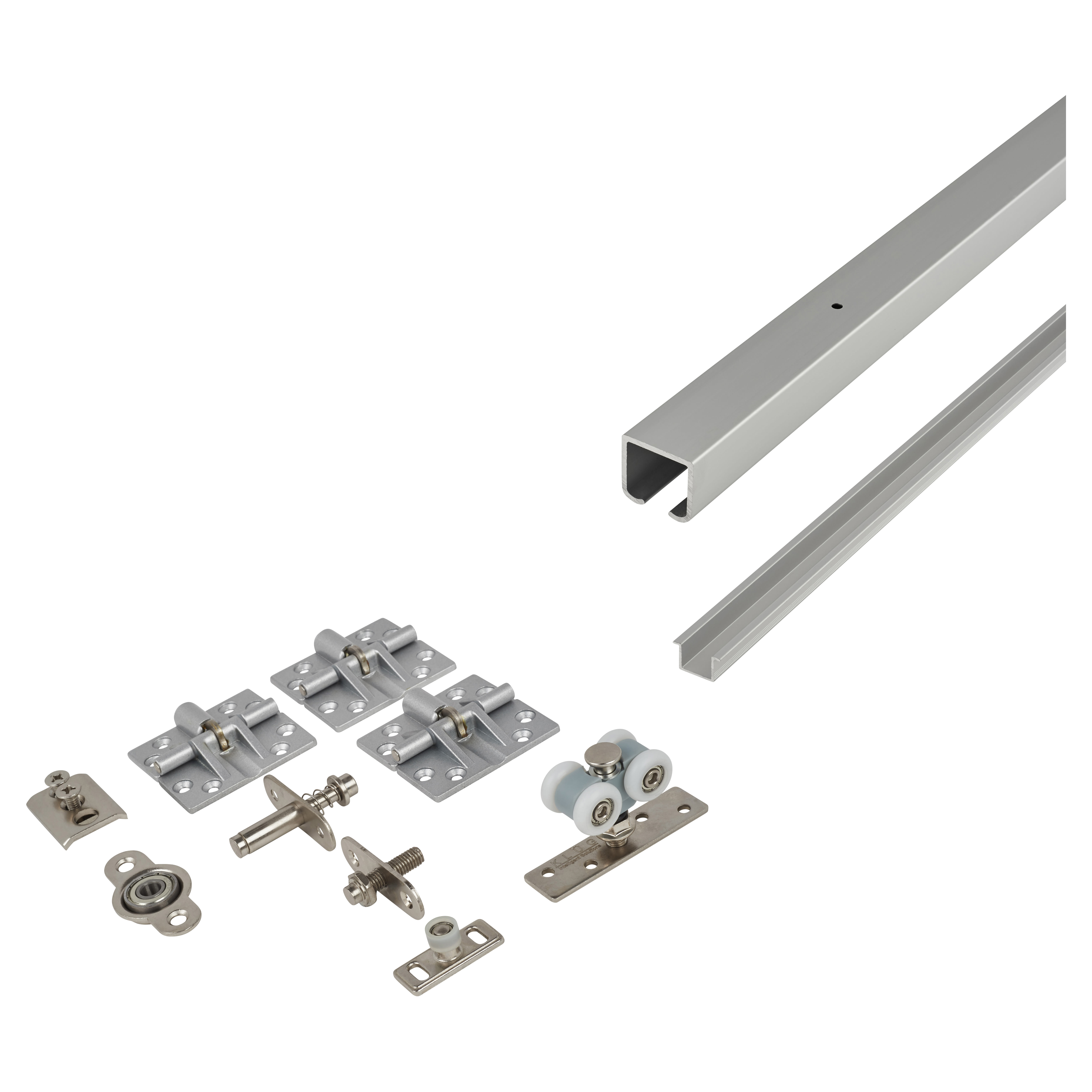 Bi-Folding Sliding Door Gear Kit - 1500mm Track - 2 Doors - 40kg Max Door Weight - view 3