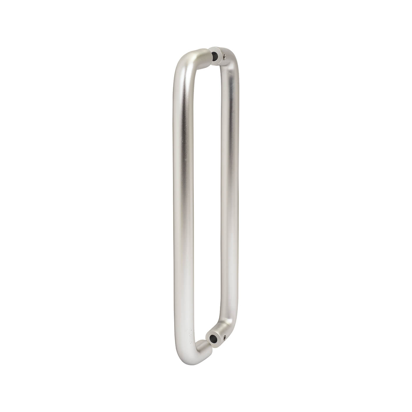 Satin Aluminium 19mm D-Bar Door Pull Handles - Back to Back - 300mm Centres - view 2