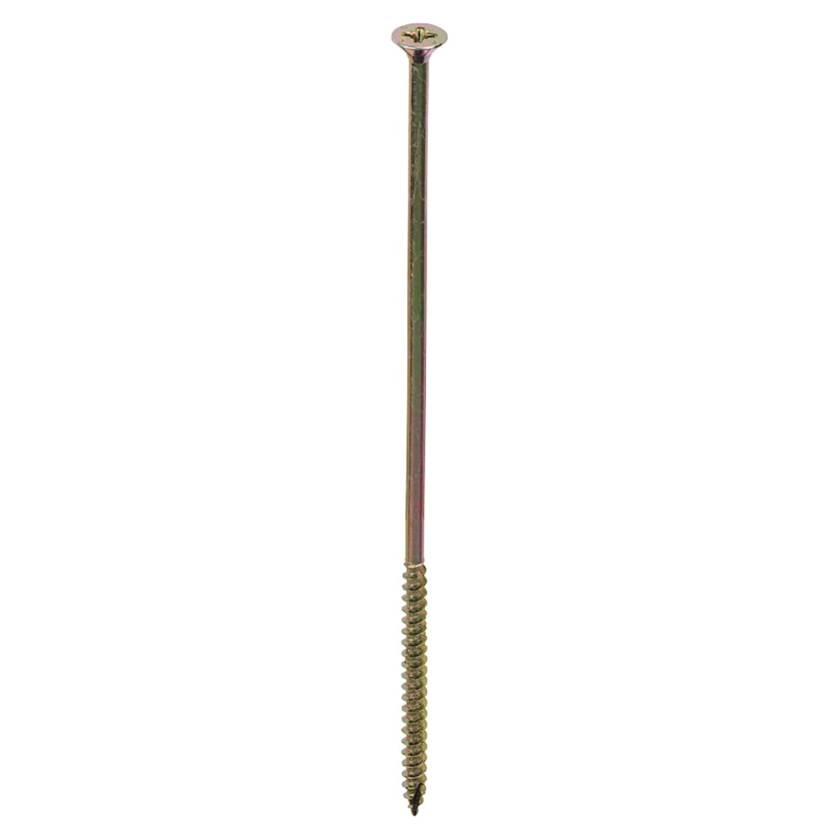 Velocity Pozi Countersunk Wood Screws - 6.0 x 200mm - Yellow Zinc - Pack of 100 - view 2